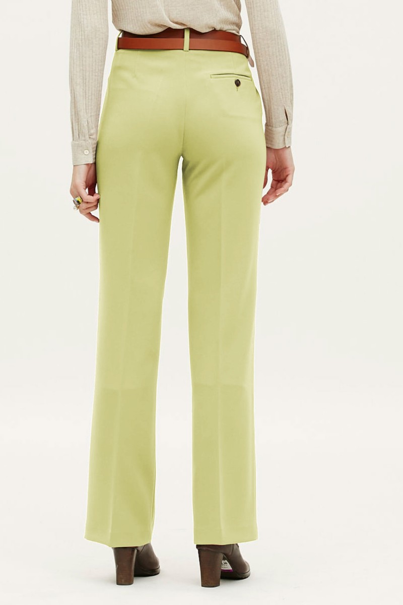 Oky Coky PANTALÓN RECTO TWAN SARGA DE VISCOSA