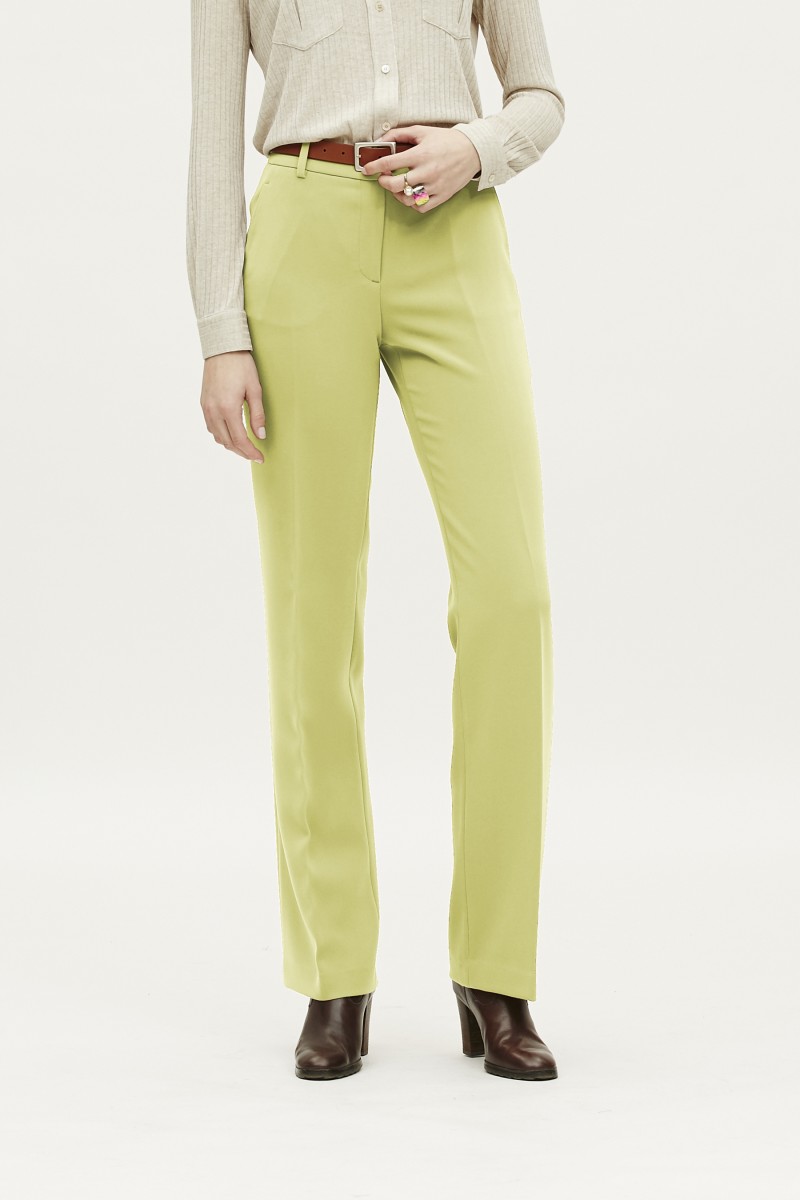 oky coky PANTALÓN RECTO TWAN SARGA DE VISCOSA