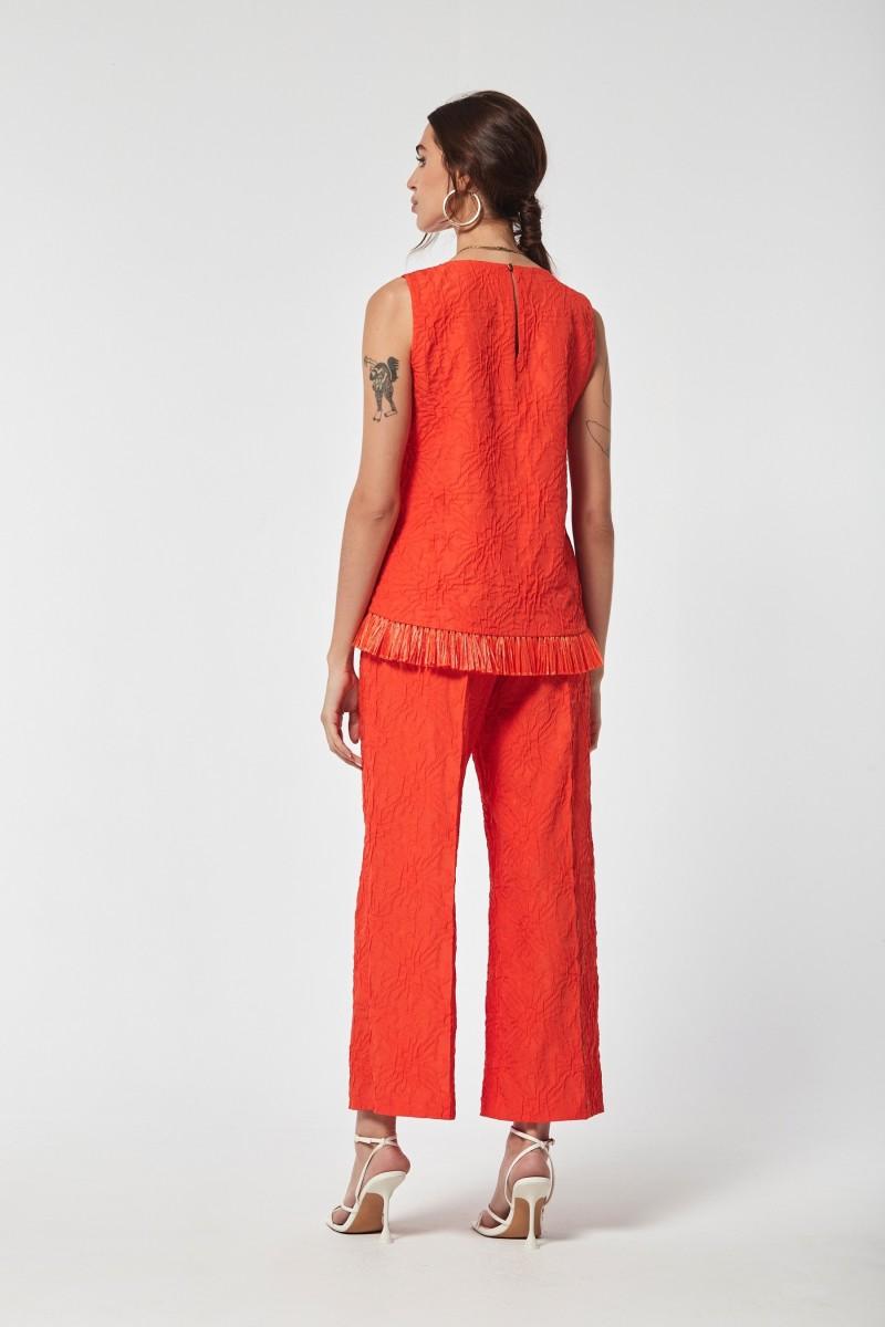 Oky Coky PANTALÓN SINKA JACQUARD DOBLE TEXTURA