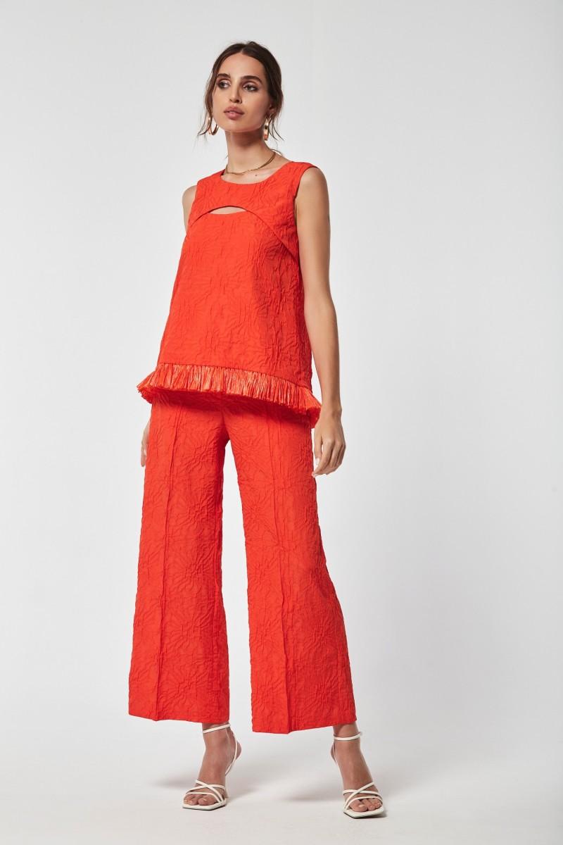 Oky Coky PANTALÓN SINKA JACQUARD DOBLE TEXTURA