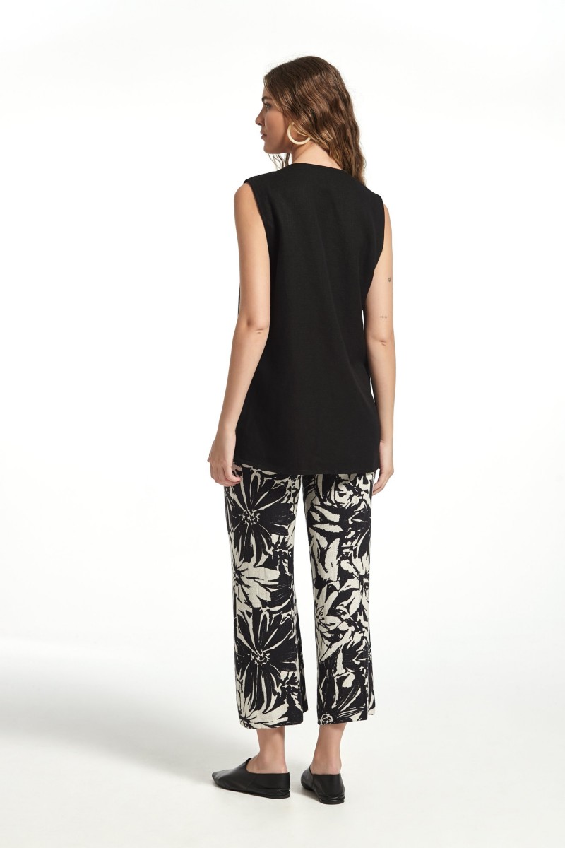 Oky Coky PANTALÓN SINKA LINO RUSTICO ESTAMPADO