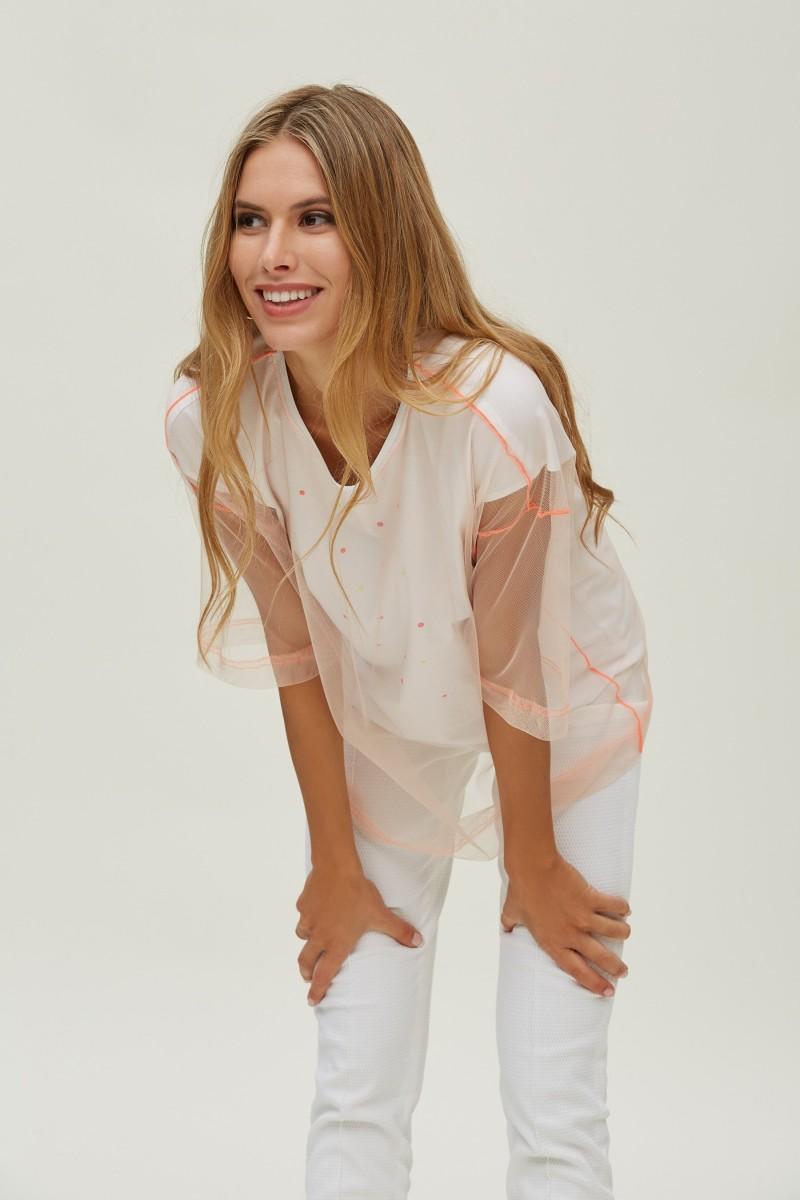 oky coky PANTALÓN SLIM PIQUÉ