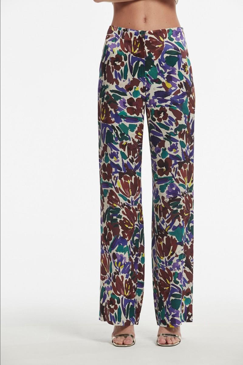 oky coky PANTALÓN VALTOR VISCOSA ESTAMPADO FLORAL