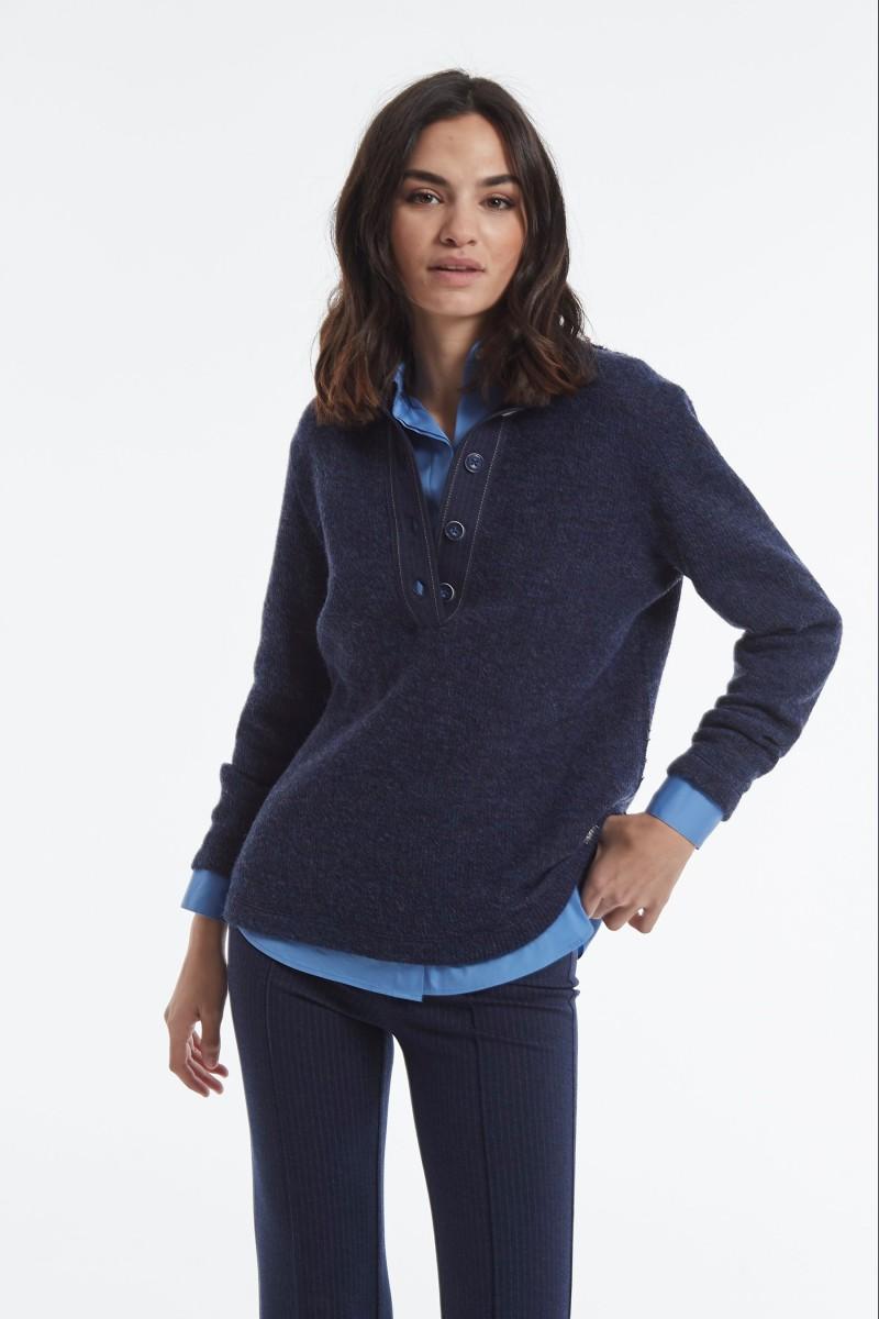 oky coky POLO MUTRA PUNTO TRICOT MELANGE