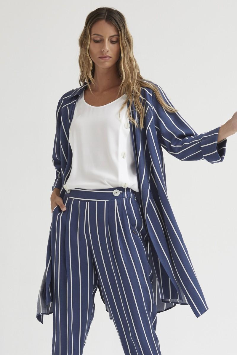 Oky Coky SOBRECAMISA ANUDADA RAYA DIPLOMÁTICA