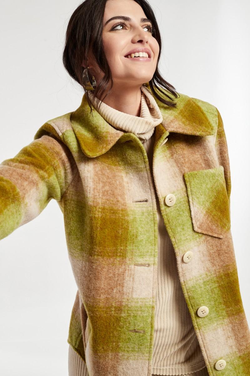 Oky Coky SOBRECAMISA FELIU CUADRO DE LANA