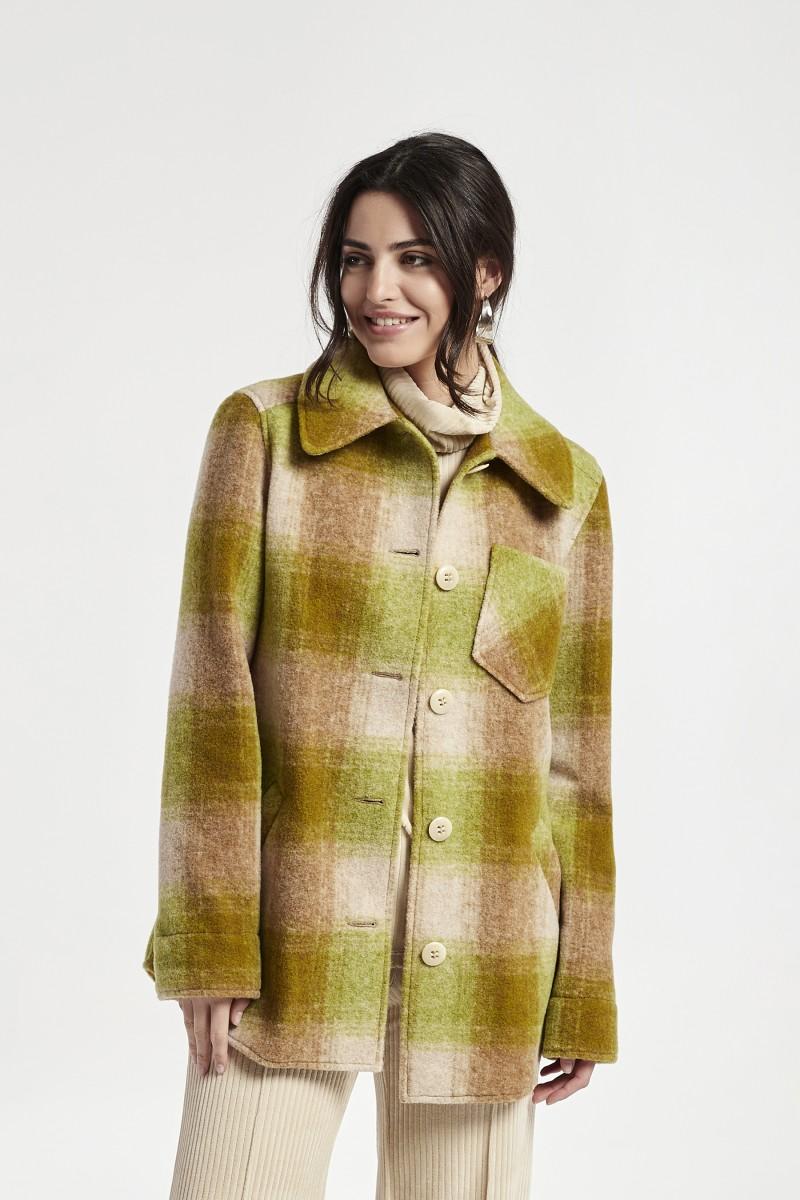 oky coky SOBRECAMISA FELIU CUADRO DE LANA