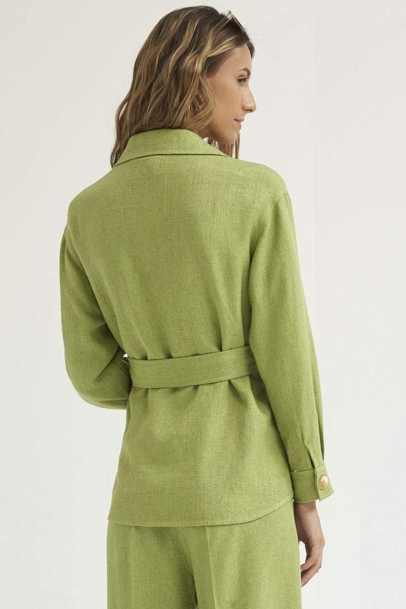 Oky Coky SOBRECAMISA LINO RÚSTICO