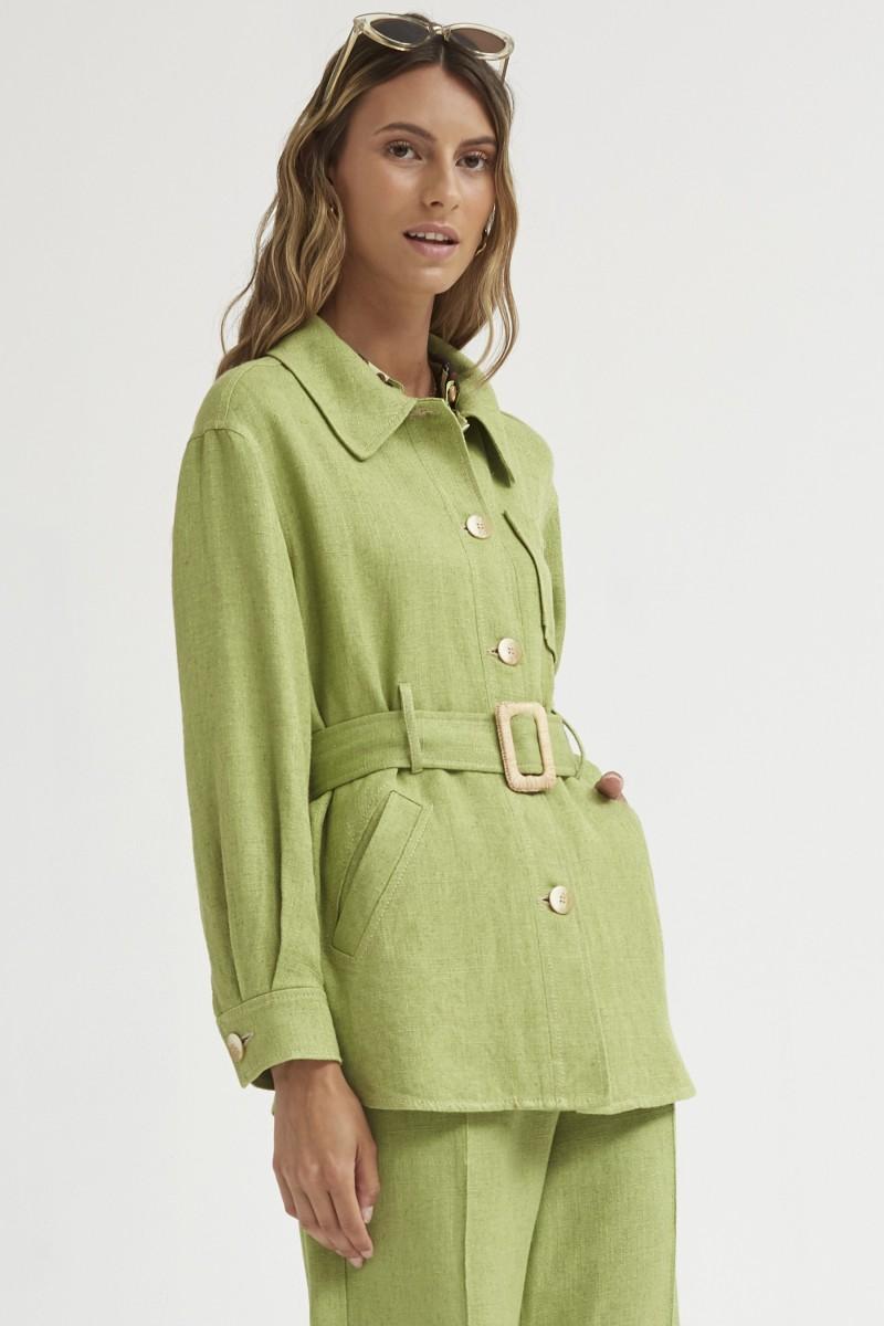 Oky Coky SOBRECAMISA LINO RÚSTICO