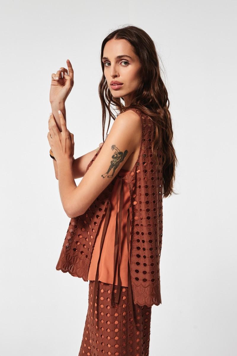 Oky Coky TOP ACTIR VOILE BORDADO