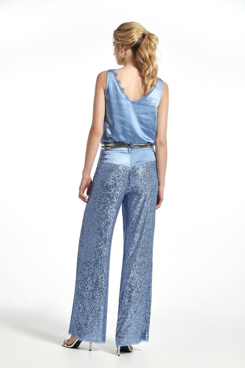 Oky Coky TOP ALONE LENTEJUELA BRILLO