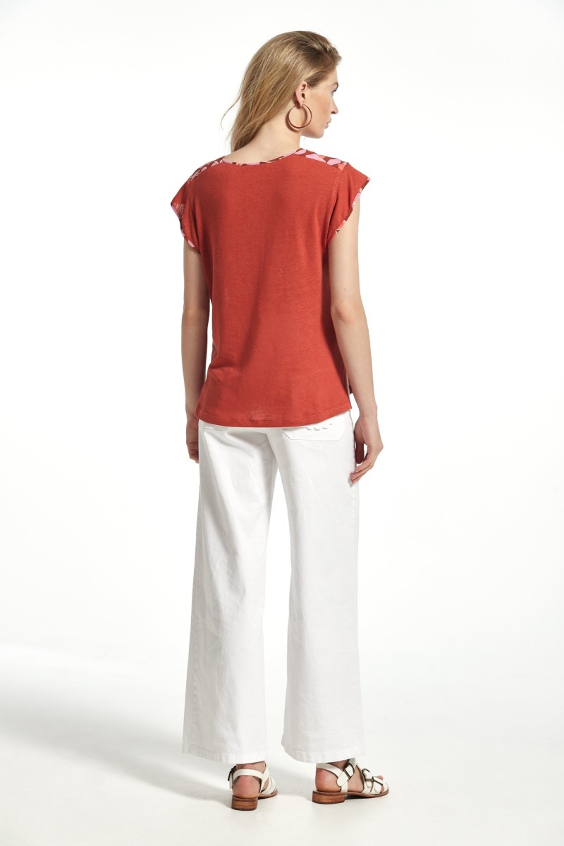 Oky Coky TOP ARABE SEERSUCHER ESTAMPADO MULTICOLOR