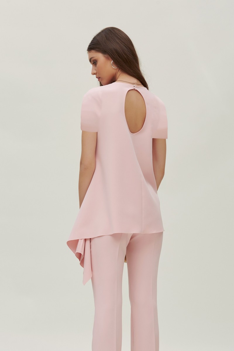 Oky Coky TOP ASIMÉTRICO PLANA CON MANGA