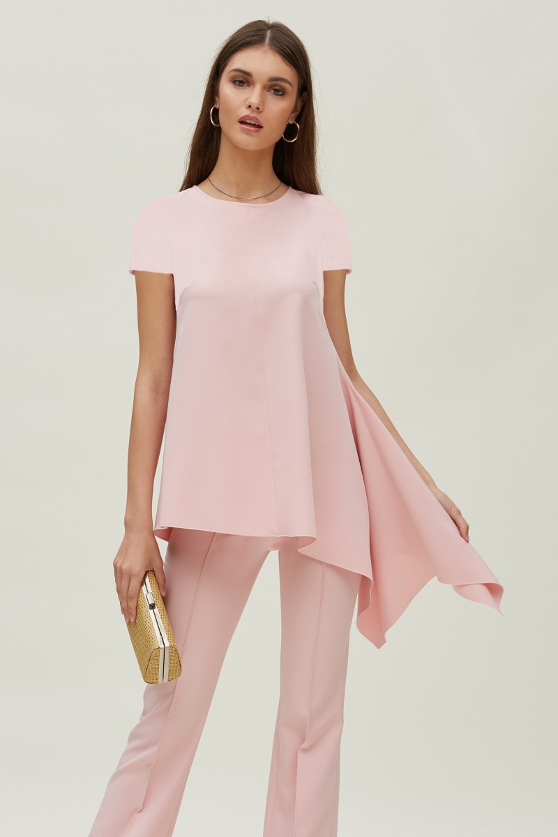 oky coky TOP ASIMÉTRICO PLANA CON MANGA