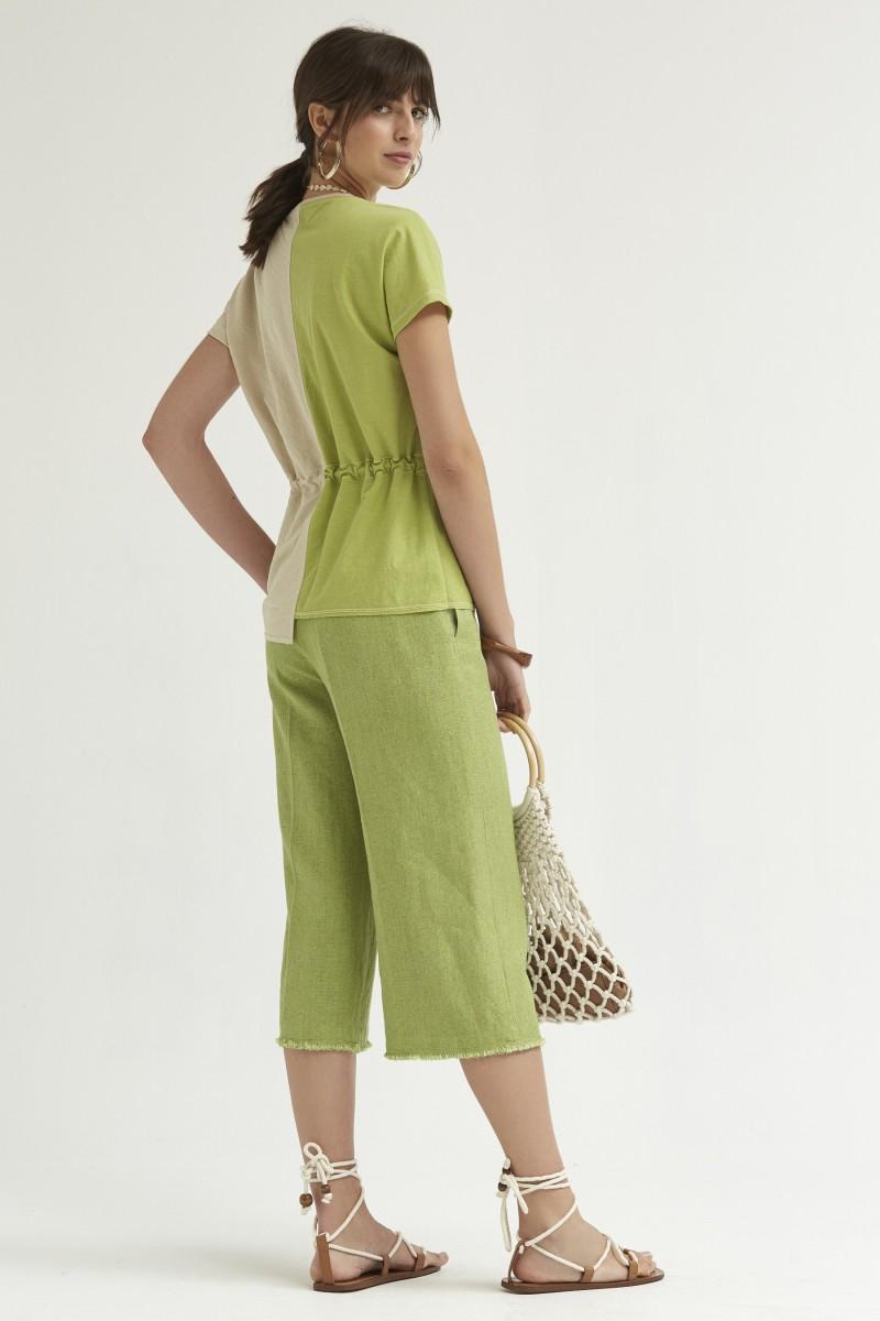 oky coky TOP ASIMÉTRICO PUNTO GRANITO