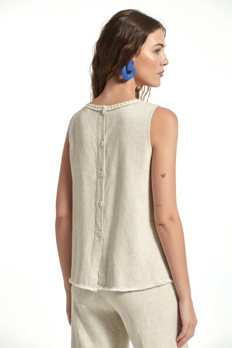 Oky Coky TOP BASTON LINO RUSTICO