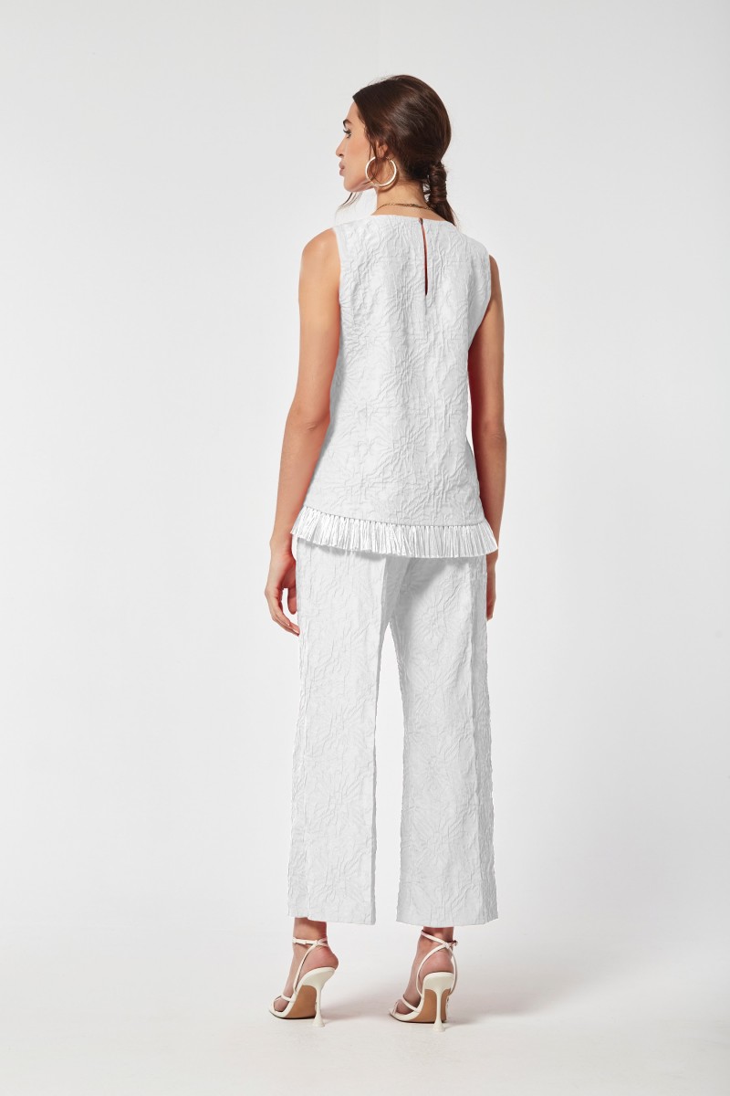 Oky Coky TOP CARAU JACQUARD DOBLE TEXTURA