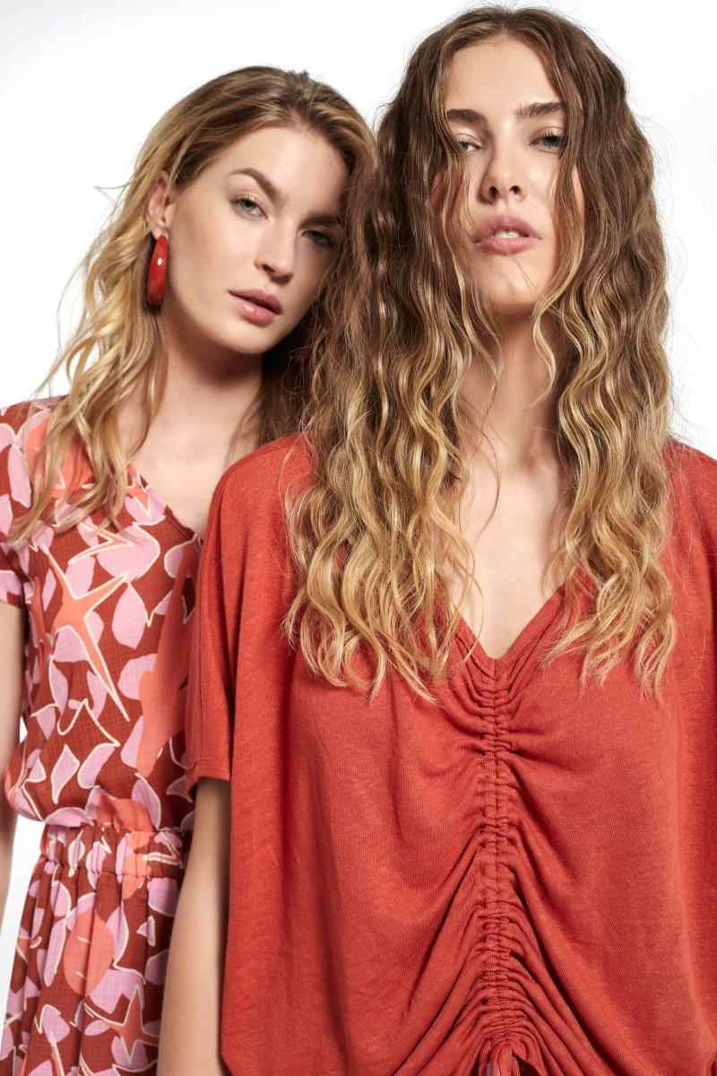 Oky Coky TOP CHELES PUNTO DE LINO RUSTICO