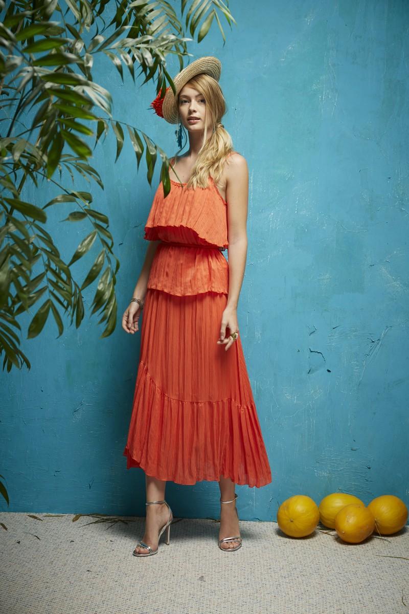 Oky Coky TOP CON VOLANTE LAVO GASA DE BAMBULA