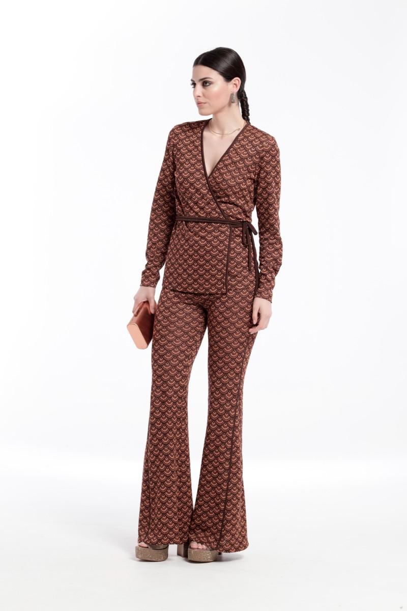 Oky Coky TOP CRUZADO PUNTO DE LUREX MULTICOLOR