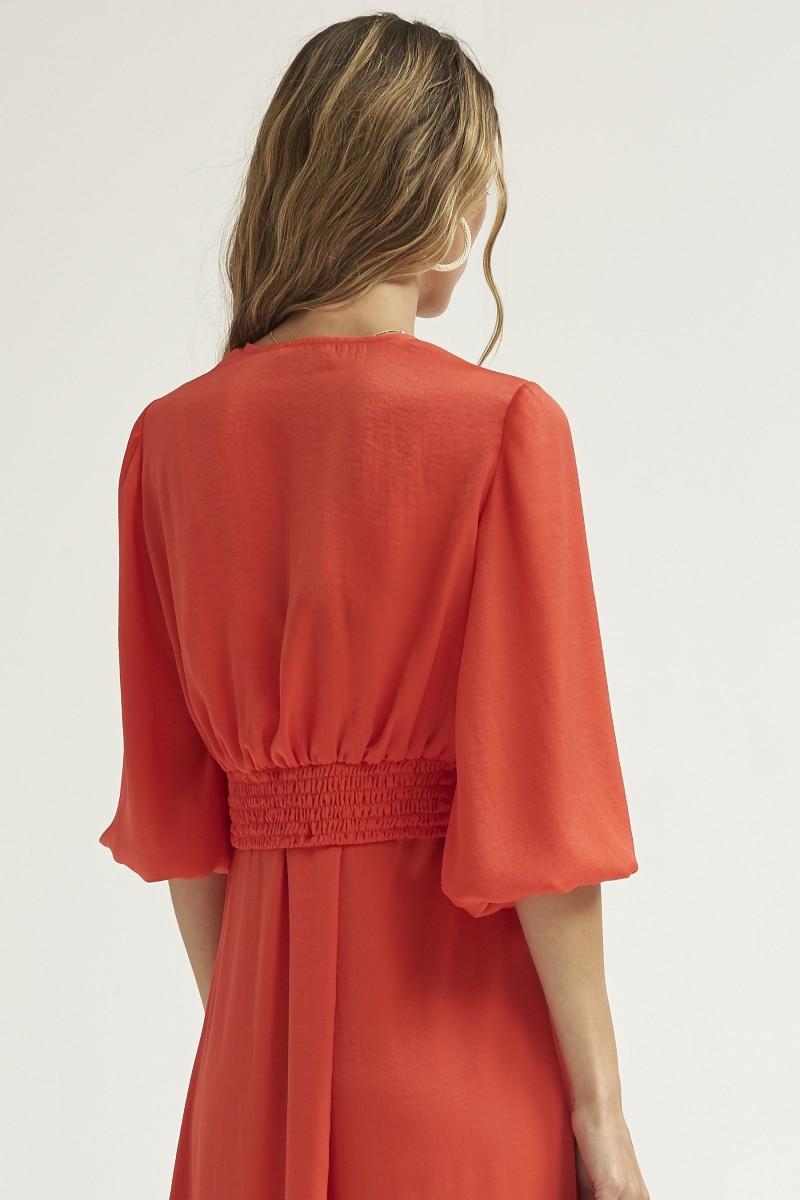 Oky Coky TOP CRUZADO SATÉN LAVADO