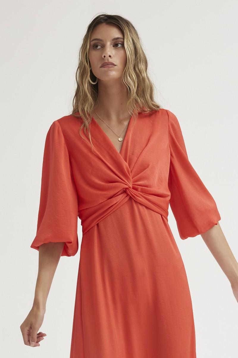 oky coky TOP CRUZADO SATÉN LAVADO