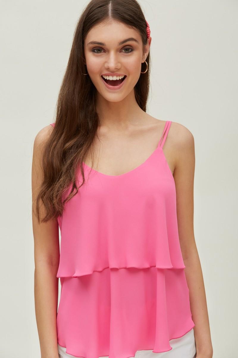 oky coky TOP DE GASA DE DOS CAPAS