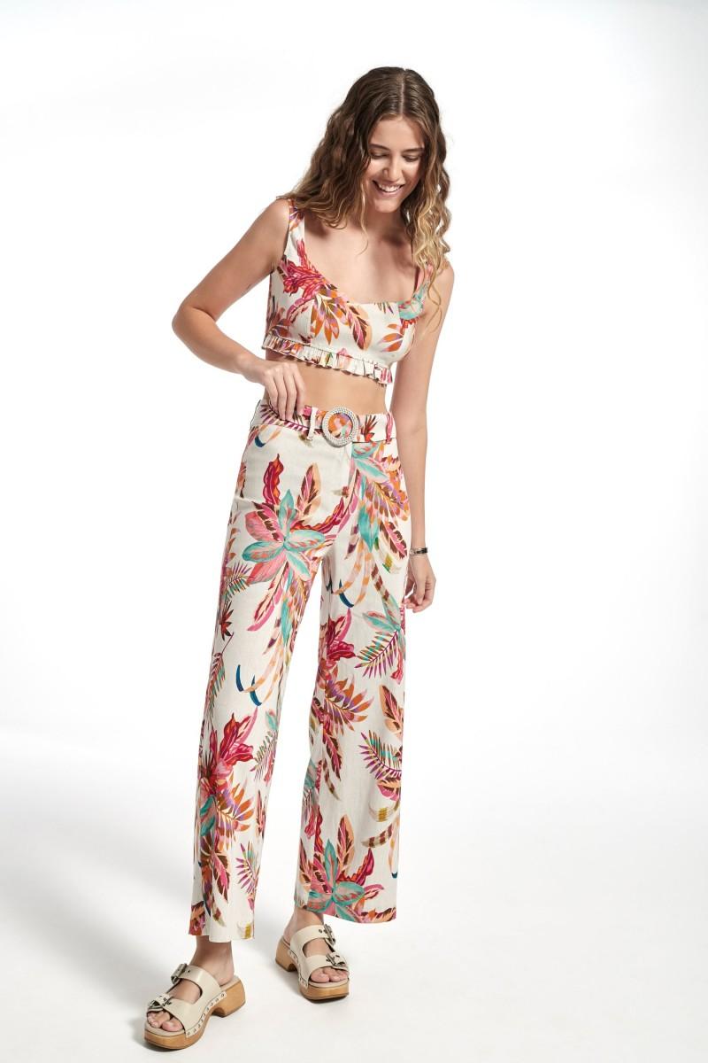 Oky Coky TOP GARMEN LINO STRETCH ESTAMPADO