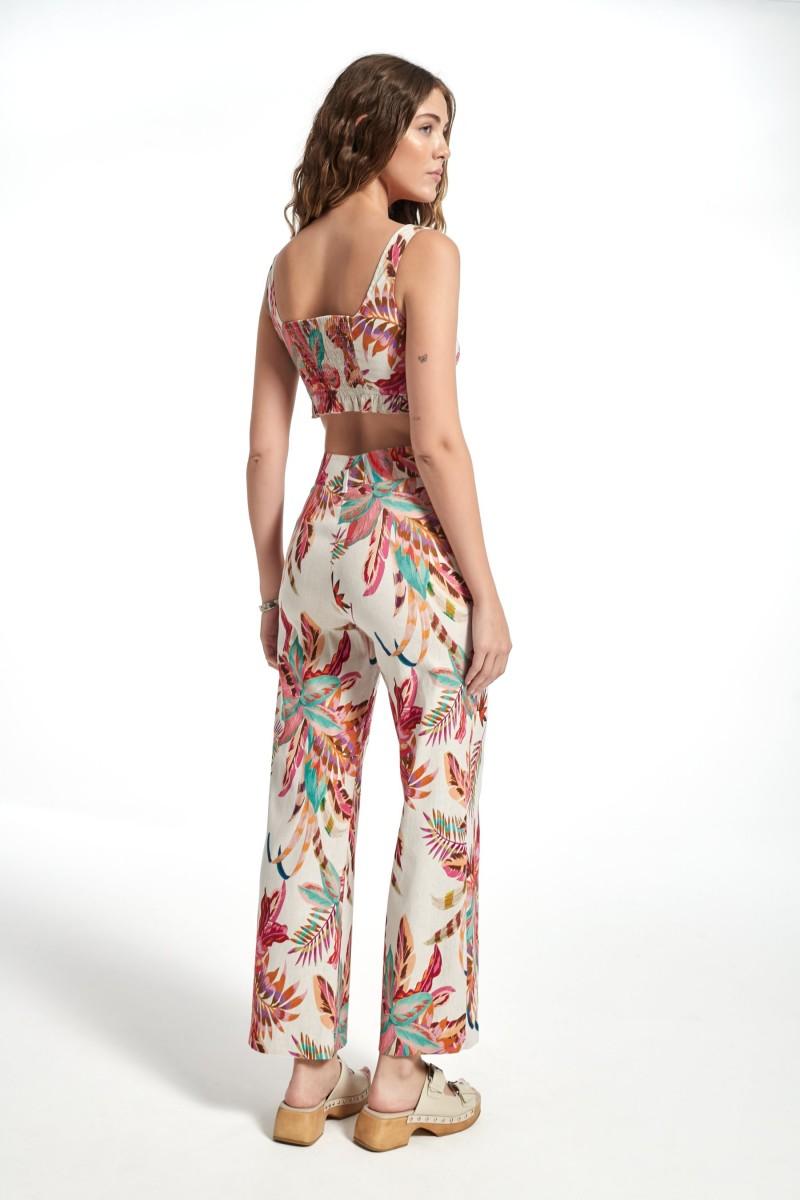 Oky Coky TOP GARMEN LINO STRETCH ESTAMPADO