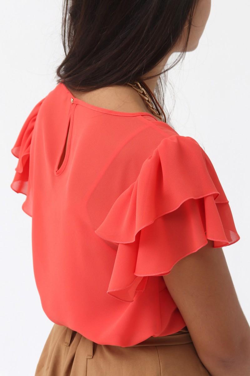 Oky Coky TOP GASA MANGA VOLANTE