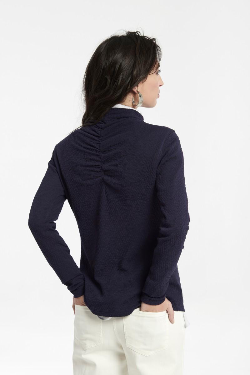 Oky Coky TOP LEONA CUELLO CHIMENEA JACQUARD PUNTO