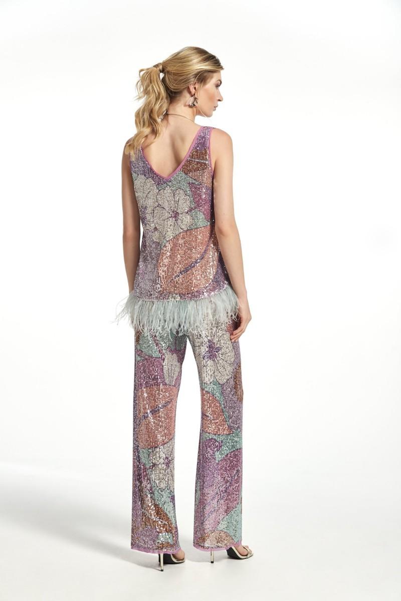 Oky Coky TOP LIUVA LENTEJUELA BRILLO