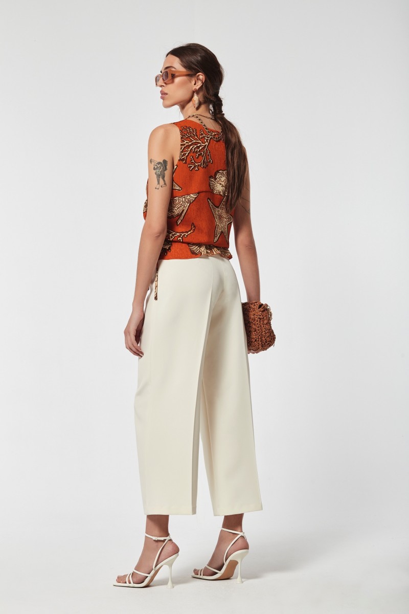 Oky Coky TOP LIZARO JACQUARD DE BAMBULA