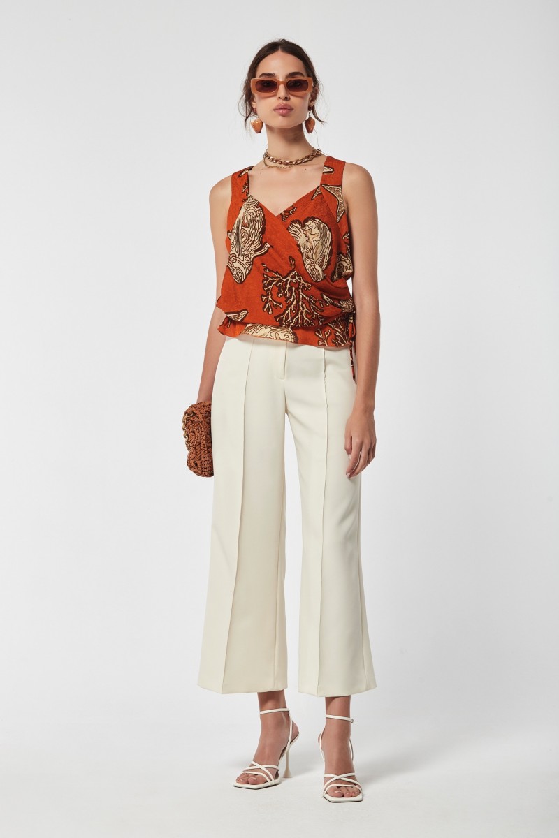 Oky Coky TOP LIZARO JACQUARD DE BAMBULA