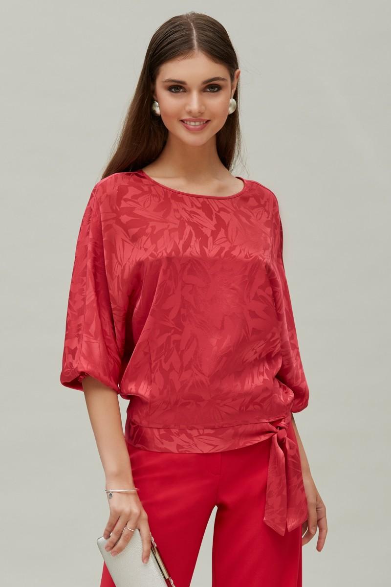 oky coky TOP MANGA JAPONESA JACQUARD VISCOSA