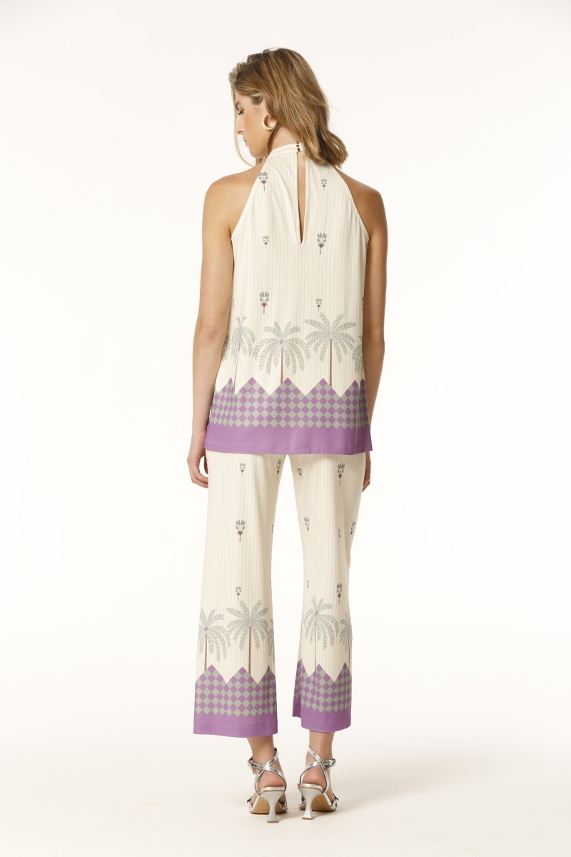 Oky Coky TOP MARTINA9 PUNTO ESTAMPADO GRECA