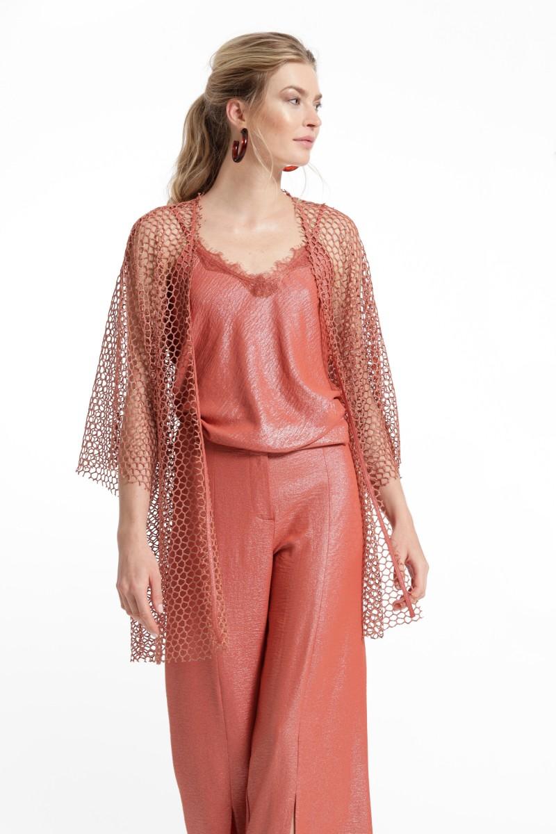 oky coky TOP MIKEL LAMINADO LUREX