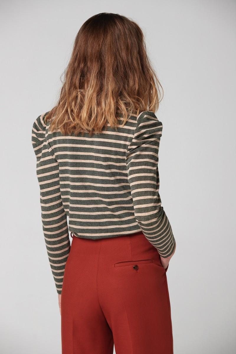 Oky Coky TOP ORTIGA FELPA RAYAS