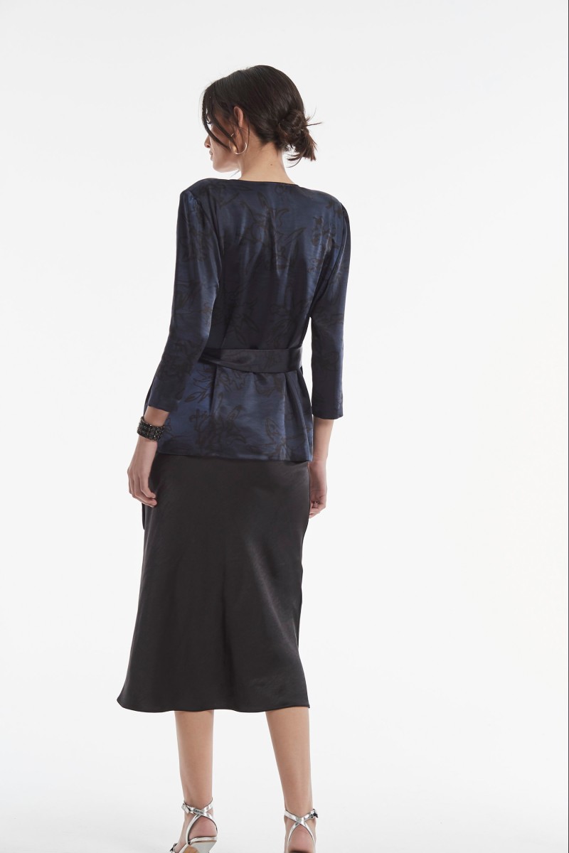 Oky Coky TOP RIAD SATEN ESTAMPADO