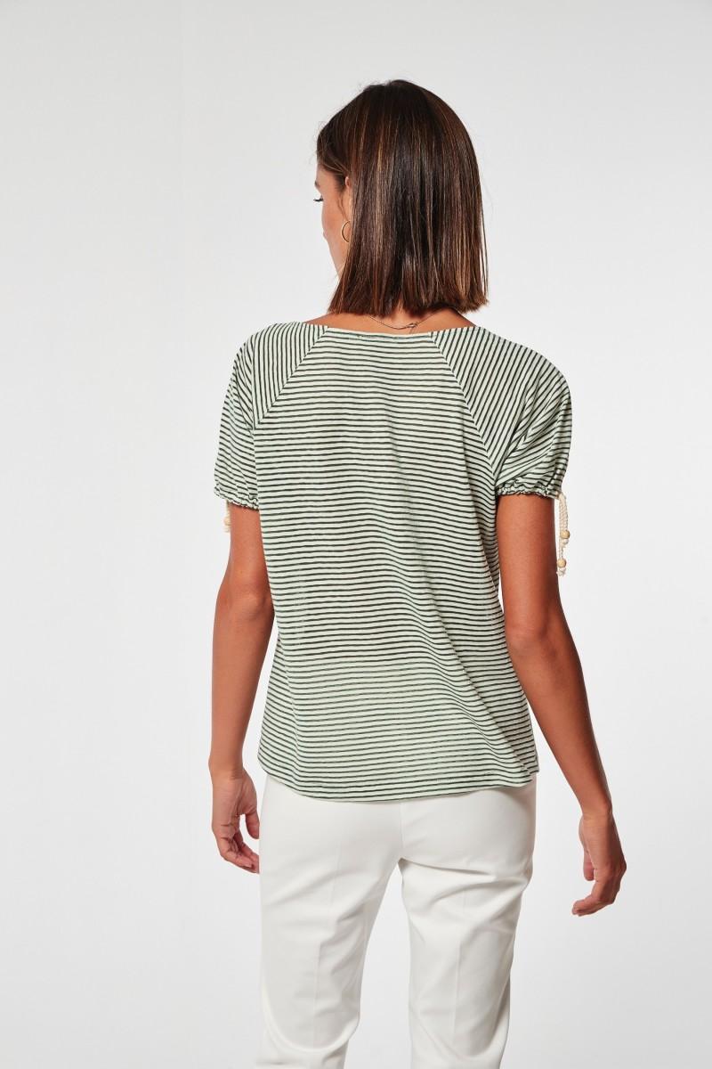 Oky Coky TOP ROEL PUNTO RAYAS BICOLOR