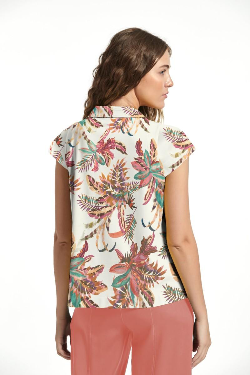 Oky Coky TOP ROGAN7 LINO STRETCH ESTAMPADO