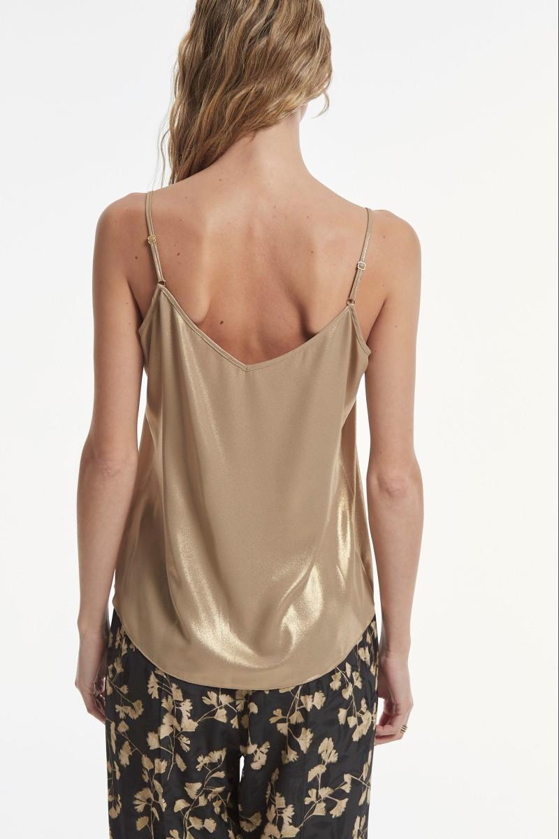 Oky Coky TOP USWEL GASA LAMINADO LUREX