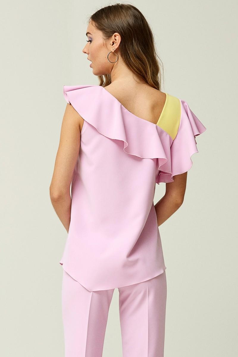 Oky Coky TOP VOLANTES PLANA STRETCH