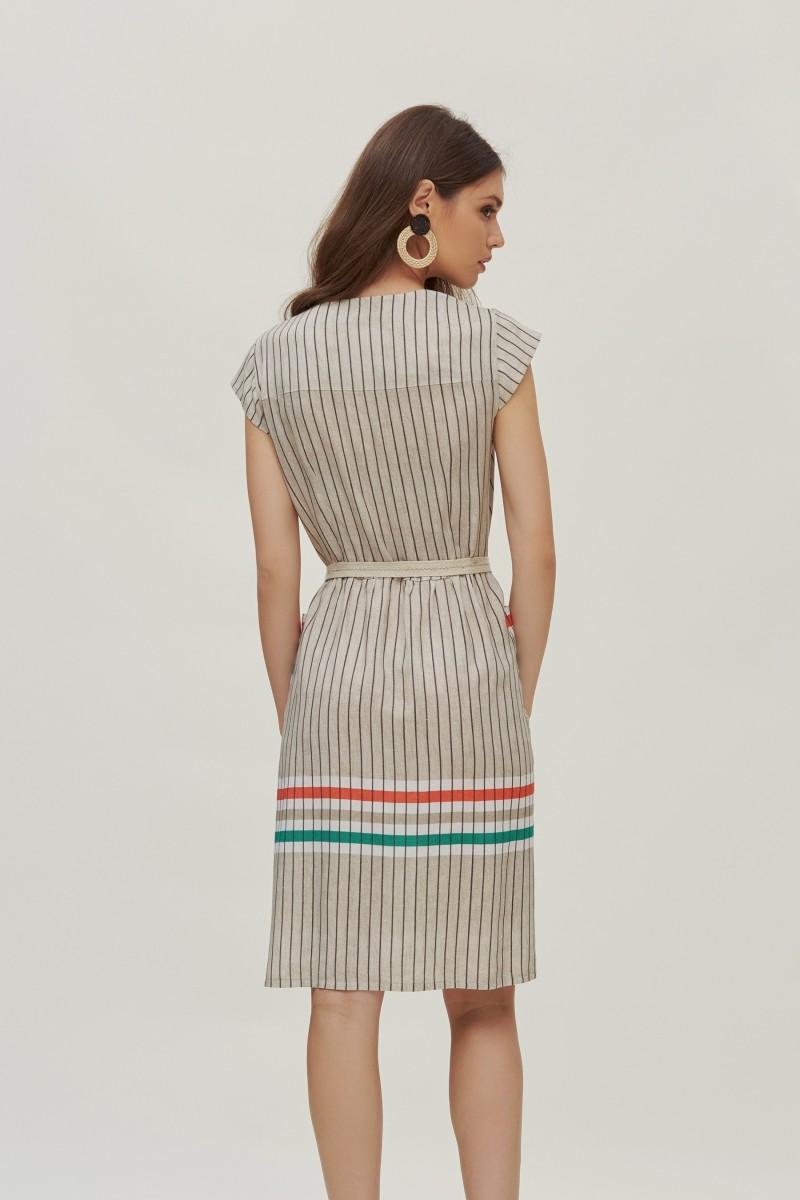 Oky Coky VESTIDO ABOTONADO RAYAS