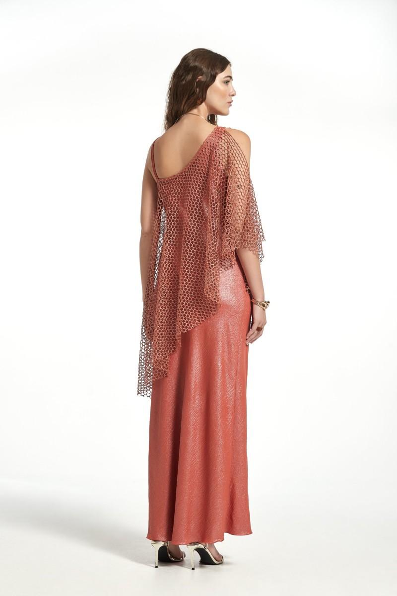 Oky Coky VESTIDO ALTER RED DE PUNTO LAMINADA