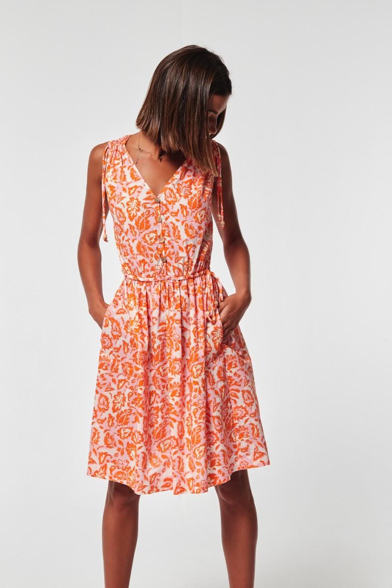 Oky Coky VESTIDO BASEL VOILE ESTAMPADO