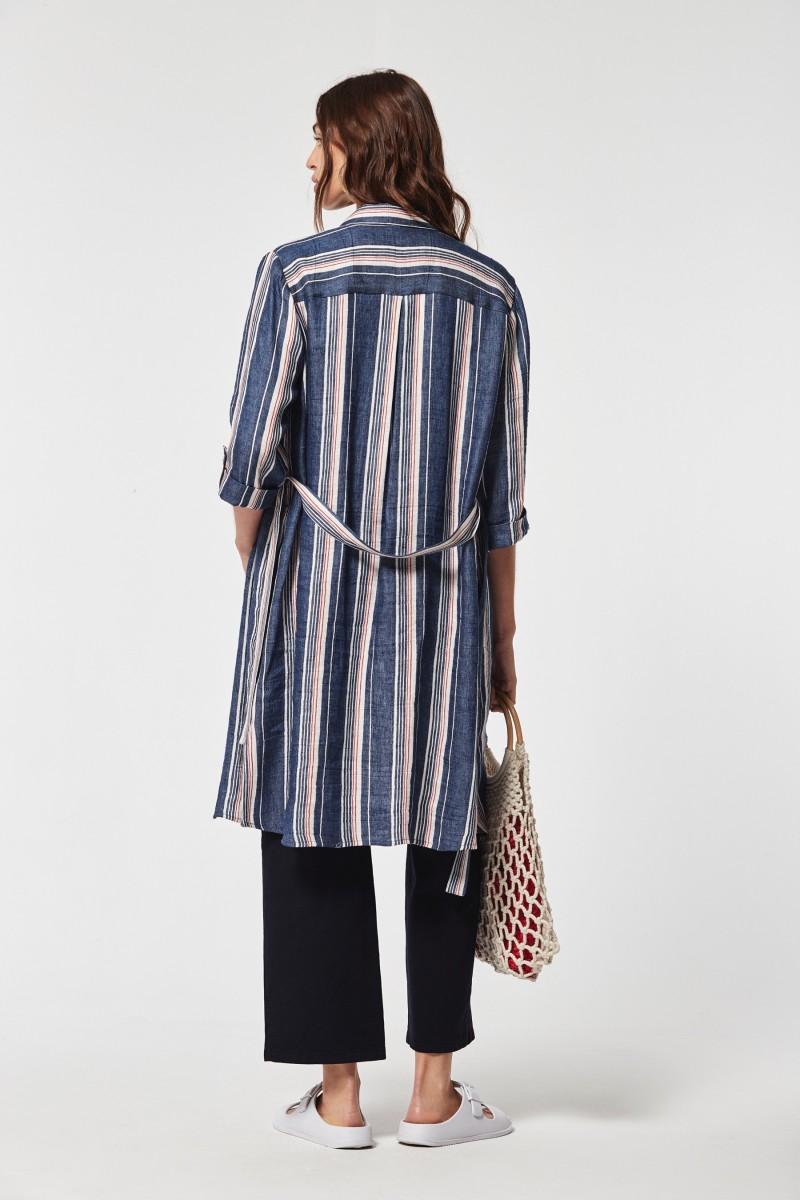 Oky Coky VESTIDO BELVAR LINO RAYAS