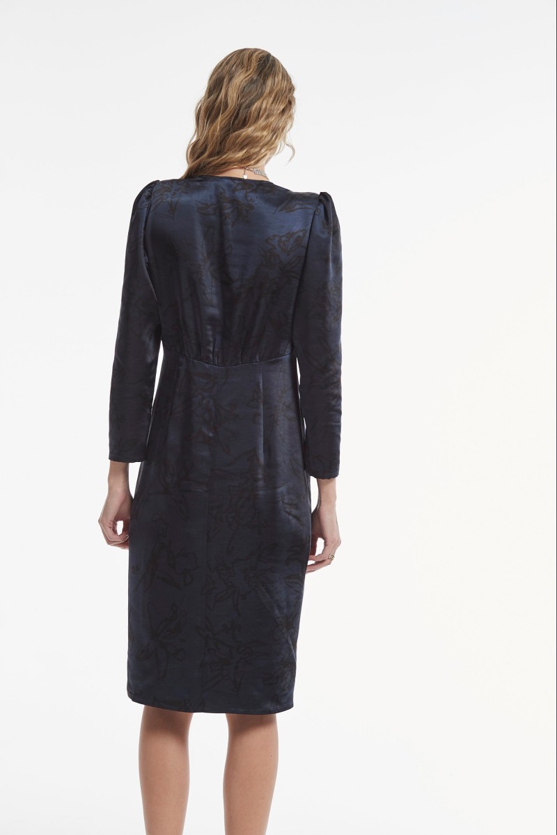 Oky Coky VESTIDO DARMEN SATEN ESTAMPADO