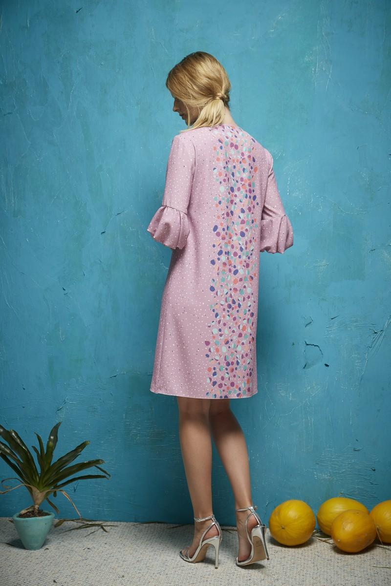 Oky Coky VESTIDO DE PUNTOS MULTICOLOR