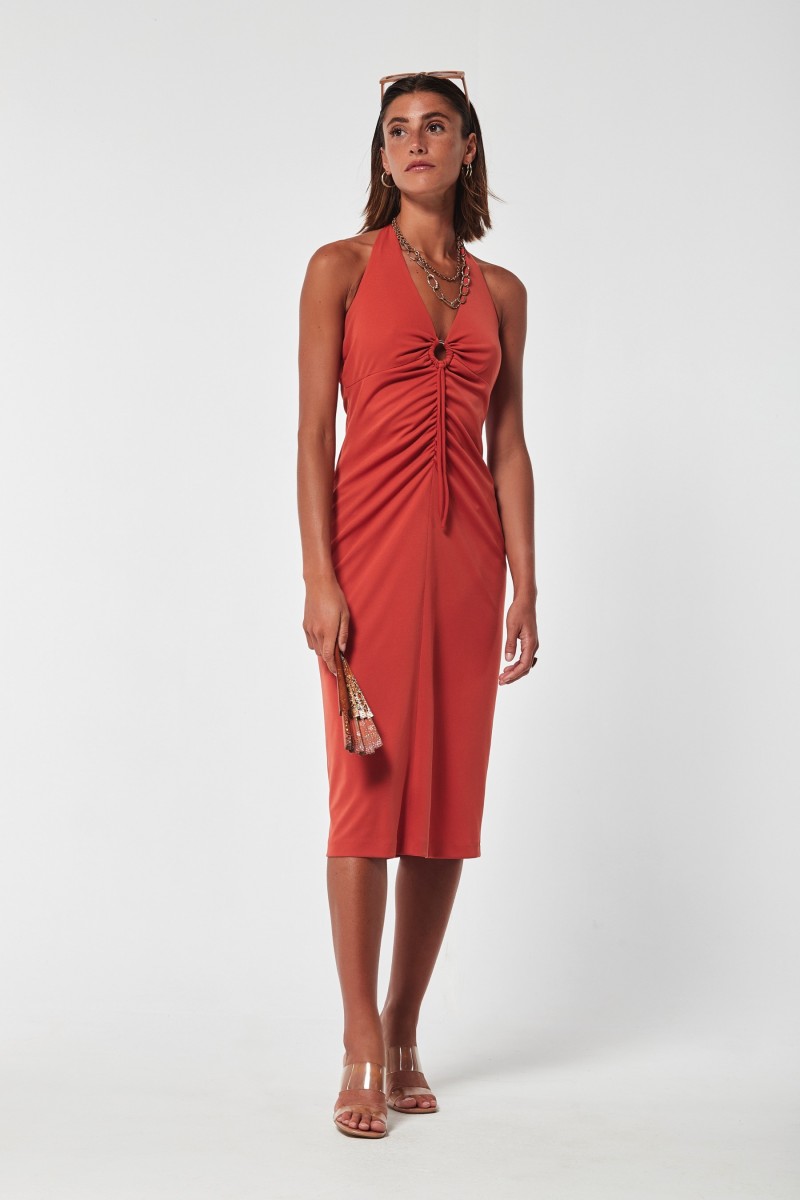 Oky Coky VESTIDO DENTO PUNTO LISO